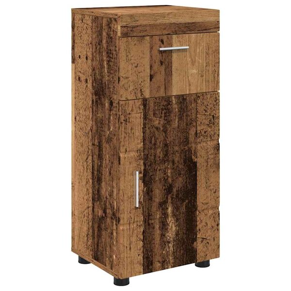 vidaXL Cabinet de salle de bain Bois ancien 37 x 31.5 x 82 cm