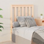 vidaXL Tête de lit 81x6x101 cm Bois massif de pin