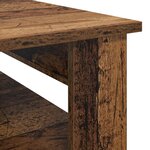 vidaXL Table basse Bois ancien 64 x 54 x 44 cm Bois d'ingénierie