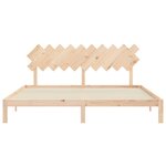 vidaXL Cadre de lit sans matelas 200x200 cm bois massif de pin