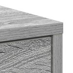 vidaXL Buffet avec tiroirs et portes sonoma gris 73x31x90 cm