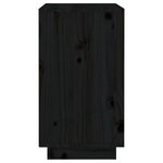 vidaXL Armoire à vin Noir 55 5x34x61 cm Bois de pin massif