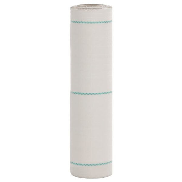 vidaXL Membrane anti-mauvaises herbes blanc 0 5x10 m PP