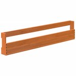 vidaXL Étagères à chaussures murales 2 Pièces cire marron 110x8 5x23 5 cm