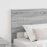 vidaXL Tête de lit Gris Sonoma 90 cm Bois d'ingénierie
