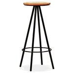 vidaXL Ensemble de bar 7 Pièces Bois massif recyclé