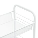 vidaXL Chariot de cuisine à 5 niveaux Blanc 46x26x105 cm Fer
