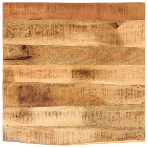 vidaXL Dessus de table 40x40x2 5 cm bord vif bois massif manguier brut