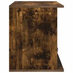 vidaXL Support de télévision avec tiroir Chêne fumé 79 x 40 x 48 cm