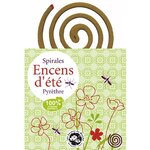 100 spirales d'encens naturel anti-moustiques 7h