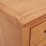 vidaXL Armoire avec tiroir avec stockage Marron Bois d'ingénierie