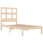 vidaXL Cadre de lit Bois de pin massif 90x200 cm