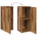 vidaXL Armoire de rangement vieux bois 40x45x103 5cm bois d'ingénierie