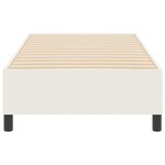 vidaXL Cadre de lit plateforme Crème 100 x 200 cm