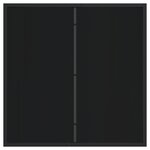 vidaXL Set de 3 Noir  Gris foncé Rattan PE Standard Robuste
