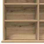 vidaXL Meuble CD chêne artisanal 101 x 23 x 177.5 cm Bois d'ingénierie
