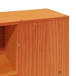 vidaXL Cadre de lit sans matelas cire marron 150x200cm bois pin massif