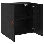 vidaXL Meuble mural Chêne noir 60 x 31 x 60 cm Bois d'ingénierie