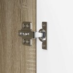 vidaXL Meuble TV 99 x 34 5 x 50 cm Chêne Sonoma Bois d'ingénierie