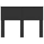 vidaXL Tête de lit Chêne noir 120 cm Bois d'ingénierie