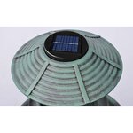 vidaXL Mangeoire à oiseaux avec lampe solaire