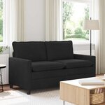 vidaXL Canapé Noir 156 x 81 x 87 5 cm Velours