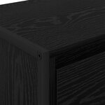vidaXL Buffet Chêne noir 42 x 36 x 75.5 cm Bois d'ingénierie