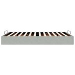vidaXL Cadre de lit ottoman sans matelas gris clair 140x200 cm velours