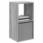 vidaXL Table de chevet 2 Pièces Gris Sonoma 35 x 32 x 68 5 cm