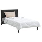 vidaXL Duvet d'été simple avec oreiller 2 Pièces Blanc Microfibre