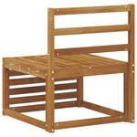 vidaXL Sofa de milieu extérieur Bois d'Acacia Massif Naturel