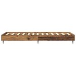 vidaXL Cadre de lit Bois ancien 80 x 200 cm Bois d'ingénierie