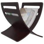 vidaXL Porte-revue en bois sur pied marron