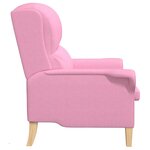 vidaXL fauteuil Rose 76 x 94 x 102 cm tissu