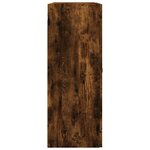 vidaXL Armoire murale chêne fumé 69 5x34x90 cm bois d'ingénierie