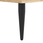 vidaXL Cadre de lit sans matelas chêne sonoma 75x190 cm