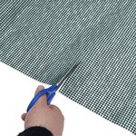 vidaXL Tapis de sol de camping vert 2 5x2 m