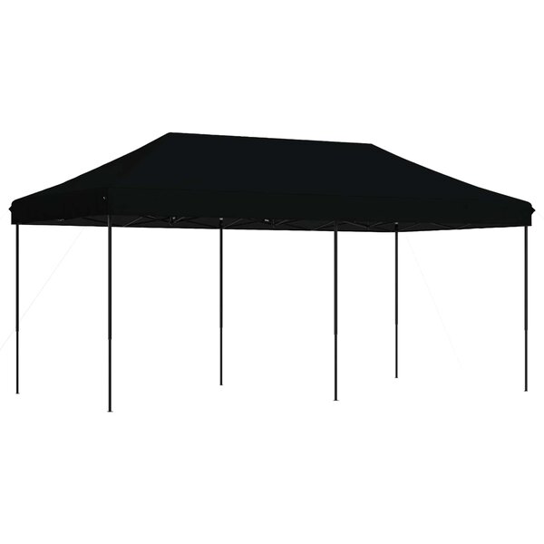 vidaXL Tente de fête Noir 292 x 580 x 315 cm Tissu Oxford