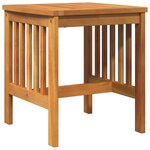 Table d'extérieur vidaXL Marron 45x45x50 cm en bois d'acacia massif