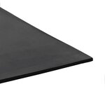 vidaXL Tapis de sol Noir 1 2 x 2 m Caoutchouc
