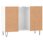 vidaXL Armoire de salle de bain blanc brillant 80x33x60 cm