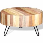 vidaXL Table basse Bois de récupération massif
