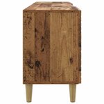 vidaXL Meuble TV 102 x 34 5 x 50 cm Bois ancien Bois d'ingénierie