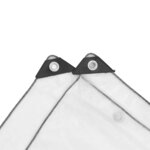 vidaXL Couverture pour plantes Transparent 4 x 5 m PE