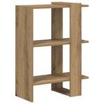 vidaXL Étagère Chêne artisanal 52 x 25 x 71 5 cm Bois d'ingénierie