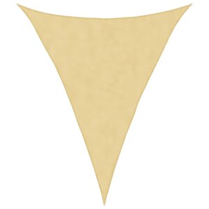 vidaXL Voile d'ombrage sable 4x5x5 m 100 polyester oxford