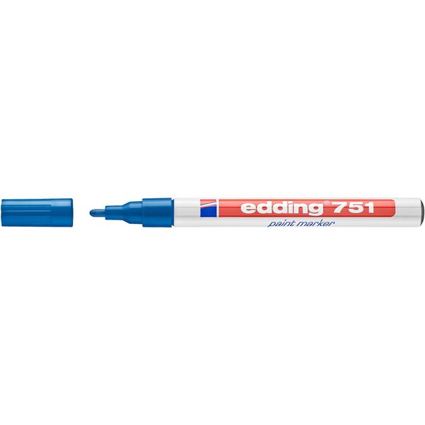 Marqueur Peinture 751 Bleu 1-2 mm EDDING