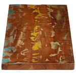 vidaXL Dessus de table 120x30x2 5cm rectangulaire bois massif récupéré