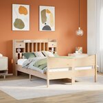 vidaXL Cadre de lit sans matelas 150x200 cm bois de pin massif