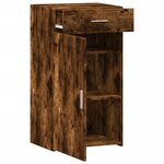 vidaXL Buffet chêne fumé 50x42 5x93 cm bois d'ingénierie